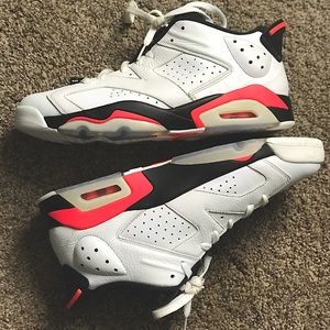 Jordan 6 Retro Low Infrared White